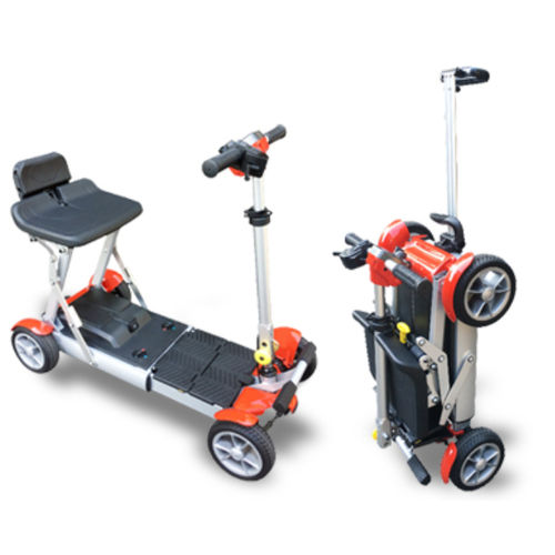 Scooter per disabili elettrico - T4Q - Wu's Tech - a 4 ruote / pieghevole
