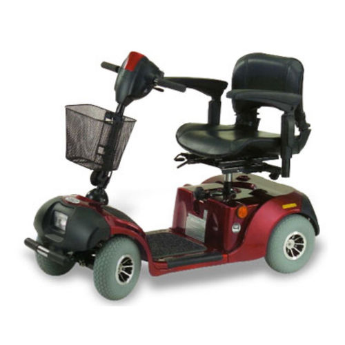 Scooter per disabili elettrico - M4Jr.G - Wu's Tech - a 4 ruote / con cestello