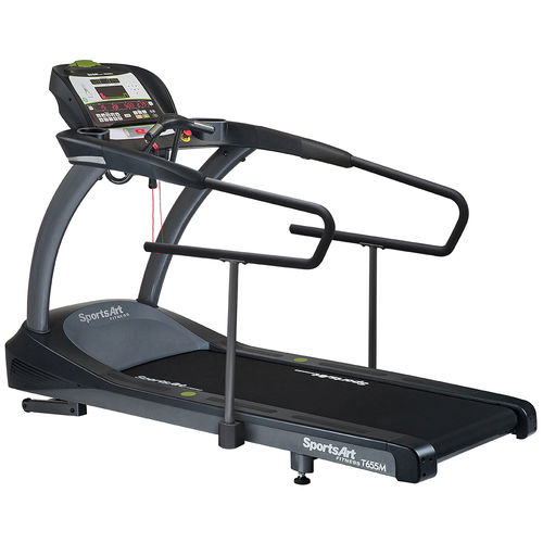 Tapis roulant con corrimano - T655M - SportsArt Fitness - con inclinazione