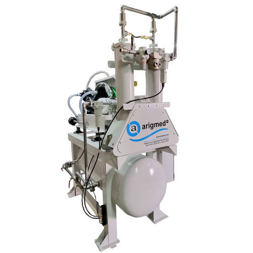 Compressore d'aria per odontoiatria - Arigmed - a pistone / fisso / 2 postazioni