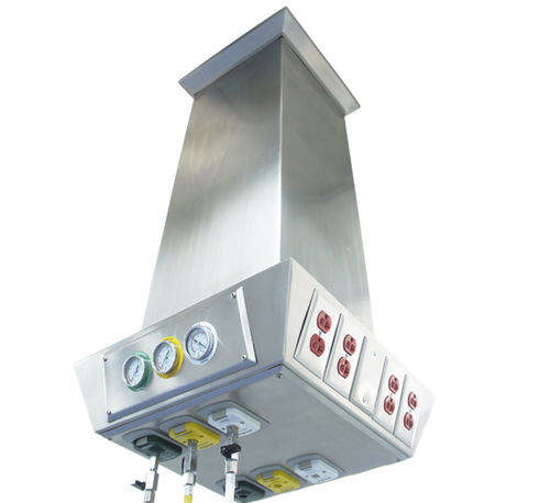 Colonnina di distribuzione a soffitto - Arigmed - per terapia intensiva / semplice / fisso