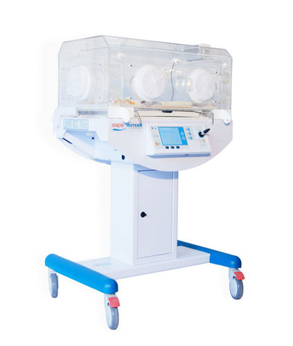 Incubatrice neonatale con rotelle - SAPS®ISOTERM - Arroba Ingeniería - ad altezza regolabile / con monitor