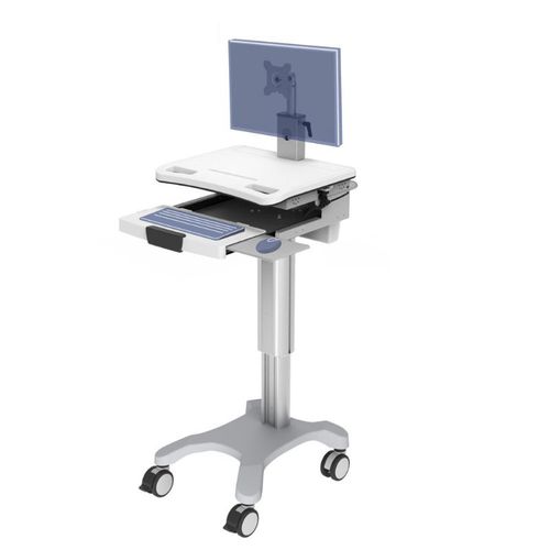 Carrello informatico per pannello PC - BA-003 - Rollsys - per tablet PC / ad altezza regolabile
