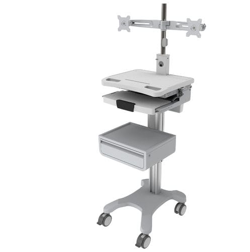 Carrello informatico per pannello PC - BA-003DT - Rollsys - per tablet PC / con cassetti