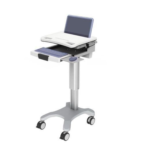 Carrello informatico ad altezza regolabile - BA-004 - Rollsys - modulare