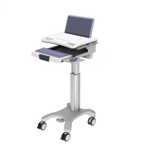 Carrello informatico ad altezza regolabile - BA-004F - Rollsys - modulare