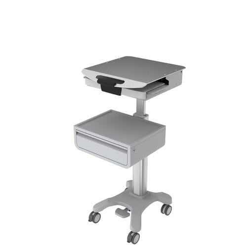 Carrello informatico ad altezza regolabile - BAA-002T - Rollsys - con cassetti