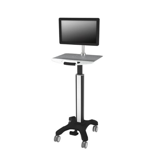 Carrello informatico ad altezza regolabile - BAA-005B - Rollsys