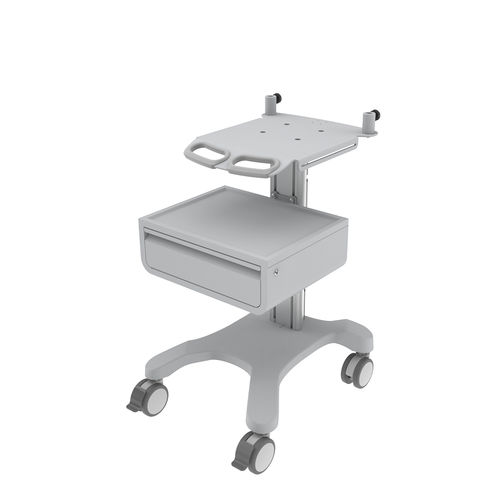 Carrello per ECG - ECG-001T - Rollsys - medico / in alluminio / 1 cassetto