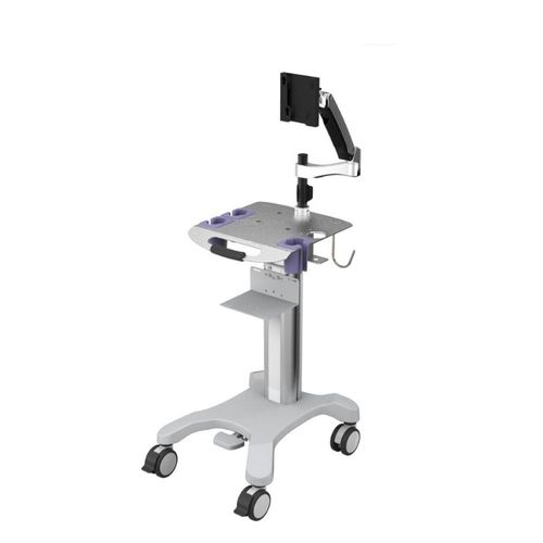 Carrello per ecografi - UC-ML01 - Rollsys - medico / in alluminio anodizzato / 1 ripiano