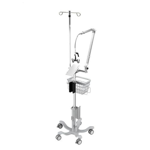 Carrello medico - IMS-YGRM01 - Rollsys - per ventilatore polmonare / per trattamenti / in alluminio anodizzato