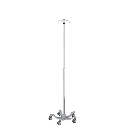 Asta portaflebo con rotelle - IVS5-001 - Rollsys - 4 ganci / telescopica / ad altezza regolabile