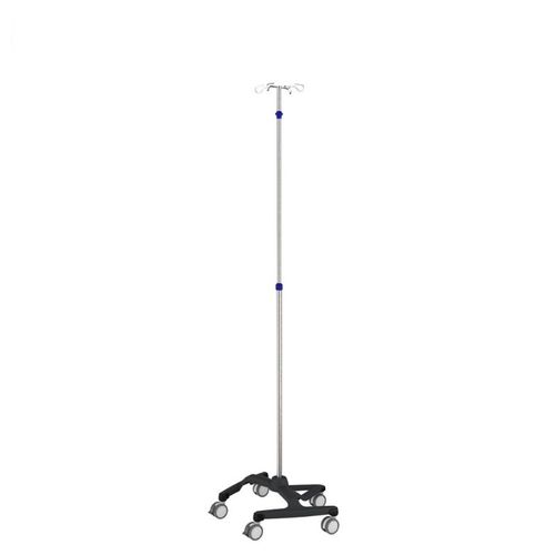 Asta portaflebo con rotelle - IVS5-008 - Rollsys - 4 ganci / ad altezza regolabile / telescopica