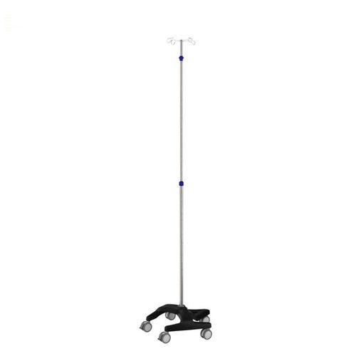 Asta portaflebo con rotelle - IVS5-015N - Rollsys - 4 ganci / 2 ganci / ad altezza regolabile