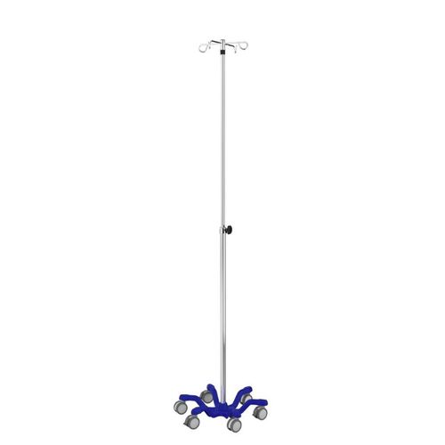 Asta portaflebo con rotelle - IVS6-007 - Rollsys - 4 ganci / telescopica
