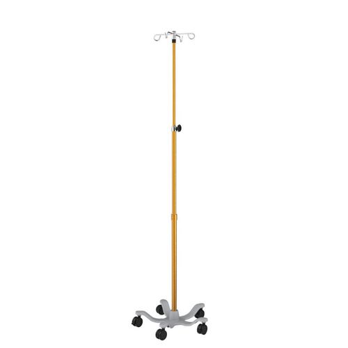 Asta portaflebo con rotelle - IVS5-005MRI - Rollsys - 4 ganci / telescopica / amagnetica