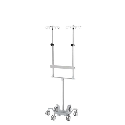 Asta portaflebo con rotelle - IVS6-005 - Rollsys - 8 ganci / telescopica / con supporto per pompa di perfusione