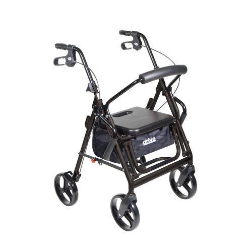 Deambulatore rollator a 4 ruote - 795B - Drive DeVilbiss USA - con sedile / ad altezza regolabile / pieghevole
