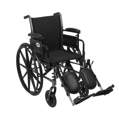 Sedia a rotelle manuale - Cruiser III - Drive DeVilbiss USA - da esterno / da interno / ad altezza regolabile