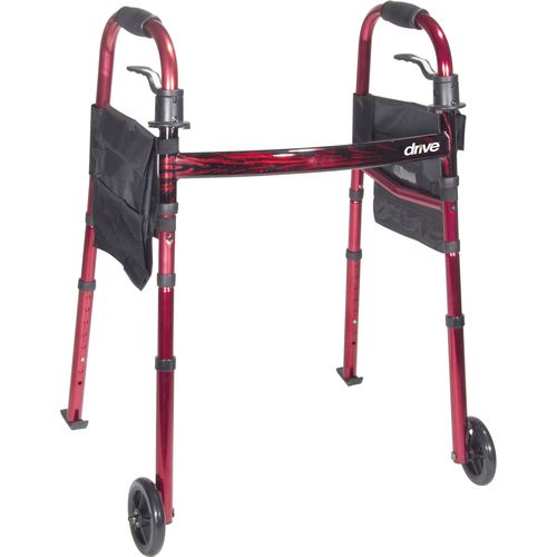 Deambulatore con 2 ruote - RTL10263KDR - Drive DeVilbiss USA - ad altezza regolabile / pieghevole