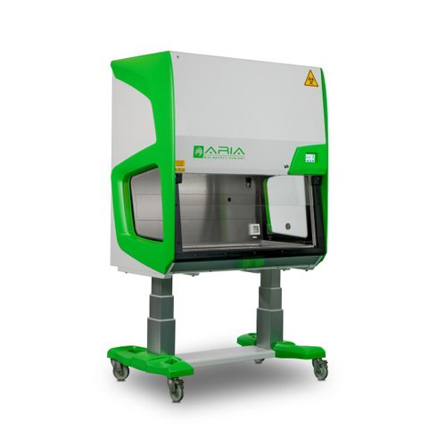 Cabina di sicurezza microbiologica classe II - ARIA TECH48 - Tecniplast - per il cambio di gabbie / mobile / EN 12469