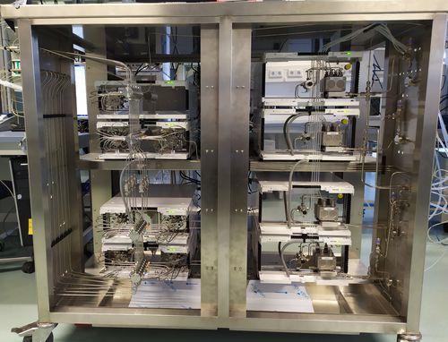 Sistema di cromatografia LC - SMB - KNAUER - per l'industria farmaceutica / pilota