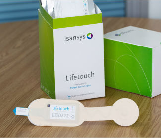 Sensore ECG - Lifetouch - Isansys Lifecare - per terapia intensiva / wireless