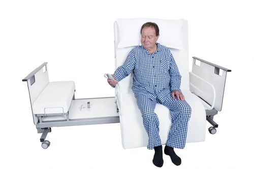 Letto da ospedale - RotoFlex® Basic - PhysioNova GmbH - elettrico / ad altezza regolabile / pieghevole