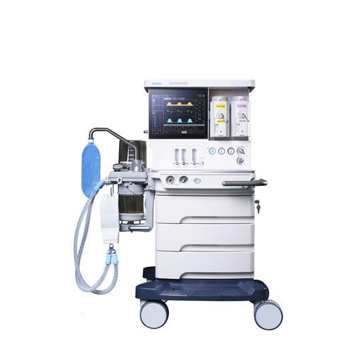 Sistema per anestesia su carrello - model-1 - Beijing Eternity Electronic Technology - con monitoraggio respiratorio