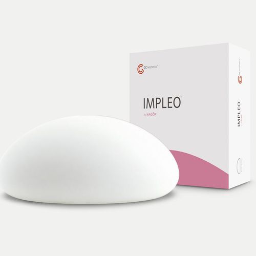 Impianto mammario - IMPLEO™ - GC Aesthetics - rotondo / in gel di silicone / liscio