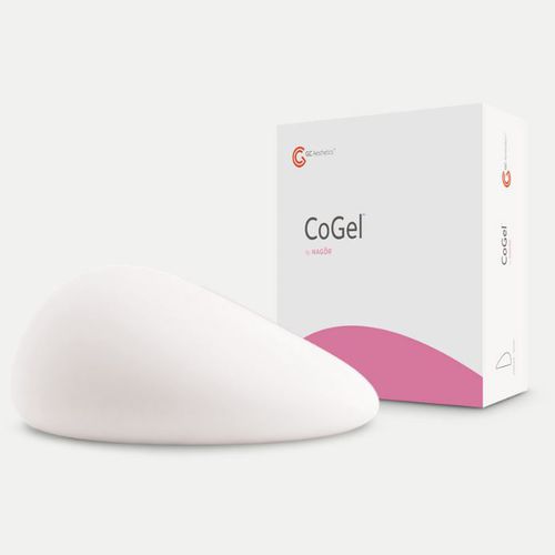 Impianto mammario - CoGEL™ - GC Aesthetics - anatomico / in gel di silicone / testurizzato