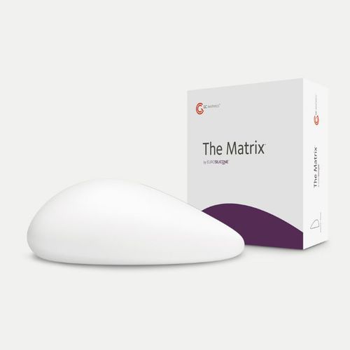 Impianto mammario - The Matrix™ - GC Aesthetics - anatomico / in gel di silicone / testurizzato
