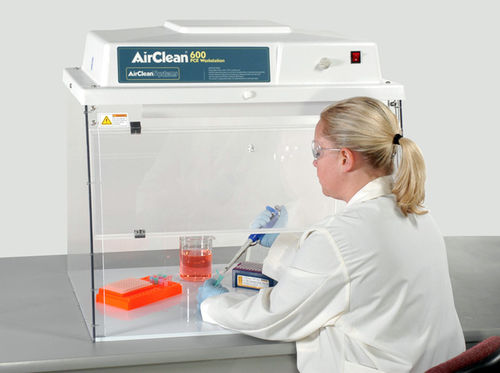 Cappa per PCR - Dead Air Box - Airclean Systems - da banco / a flusso laminare verticale / in policarbonato