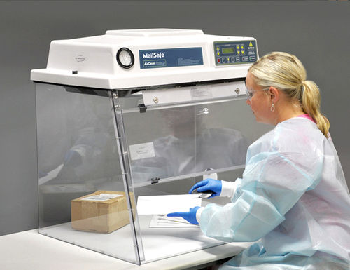 Cappa per ispezione - MailSafe™ - Airclean Systems - per movimentazione della posta / da banco / HEPA