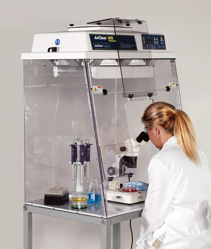 Banco pulito per aspirazione chimica - AC632TLFUVMIC, AC648TLFUVMIC - Airclean Systems - per microscopia / da laboratorio / da banco