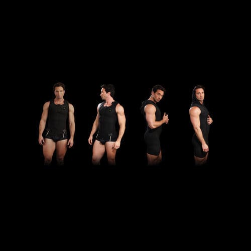 Gilet compressivo post-operatorio - ALPHAWEAR™ - Alpha Aesthetics - unisex / nero