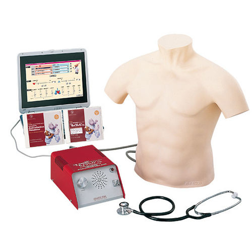 Simulatore di paziente per auscultazione - M164-1 - Sakamoto Model Corporation - di respirazione / di frequenza cardiaca / per interventi di emergenza