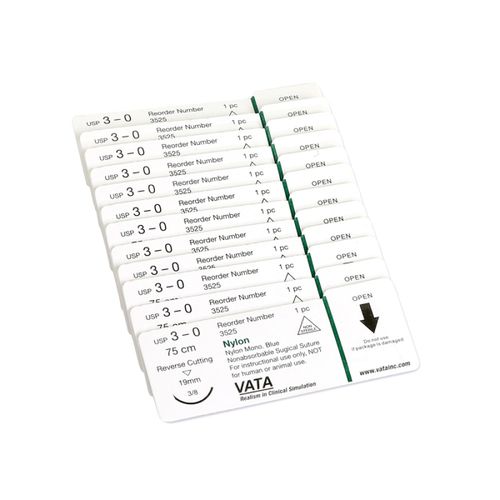 Filo di sutura non assorbibile - 3525 - VATA, Inc. - 3/0