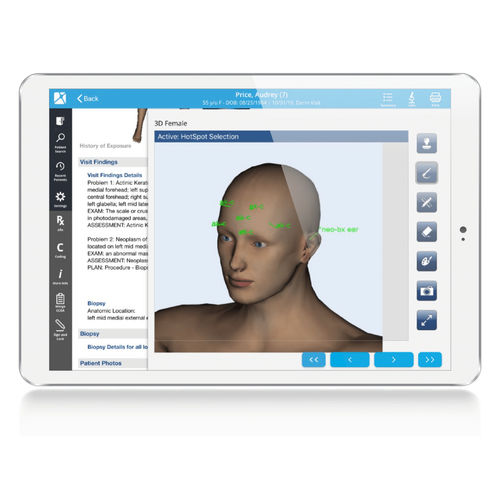 Software dermatologia - Nextech - per cartelle cliniche elettroniche / per telemedicina / di gestione