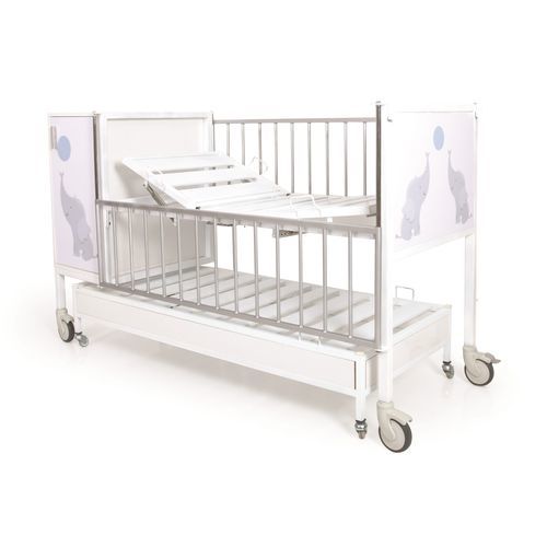 Letto da ospedale - P-CK-001 - PROMEK - manuale / pediatrico / con rotelle