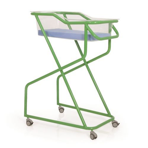 Culla pediatrica per neonato - P-BK-002 - PROMEK - ad altezza fissa / con rotelle