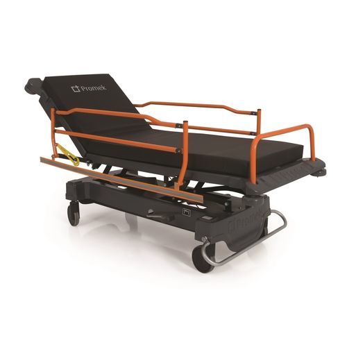 Barella con carrello di emergenza - P-SD-031 - PROMEK - idraulica / ad altezza regolabile / ripieghevole