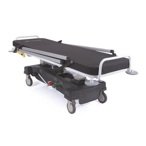 Barella con carrello di emergenza - P-SD-032 - PROMEK - elettrica / ad altezza regolabile / ripieghevole