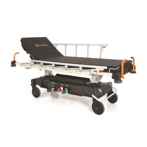Barella con carrello da trasporto - P-SD-020 - PROMEK - idraulica / ad altezza regolabile / ripieghevole