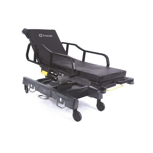 Barella con carrello da trasporto - P-SD-010 - PROMEK - idraulica / ad altezza regolabile / ripieghevole