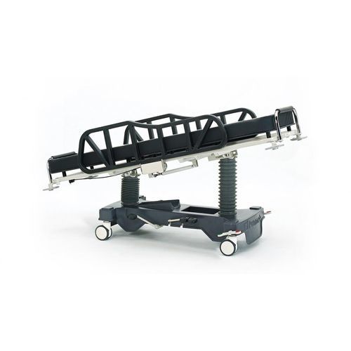 Barella con carrello da trasporto - P-SD-008 - PROMEK - di emergenza / idraulica / ad altezza regolabile