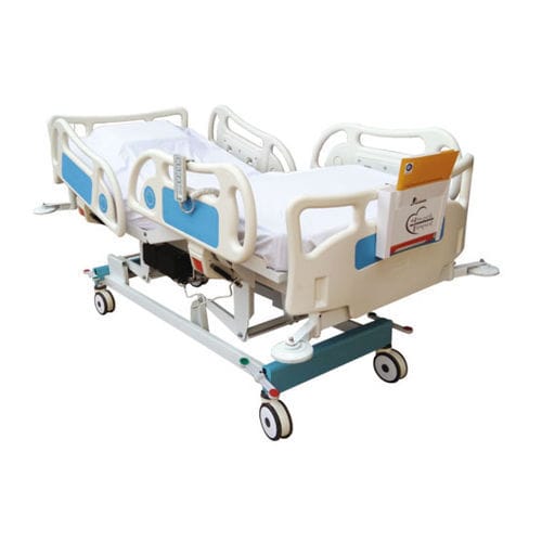 Letto per terapia intensiva - JUPETIOR - EL 01 - Shree Hospital Equipments - elettrico / ad altezza regolabile / con rotelle