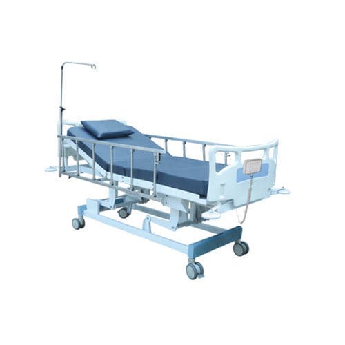 Letto per terapia intensiva - JUPITER - EL 02 - Shree Hospital Equipments - elettrico / con rotelle / a 2 sezioni