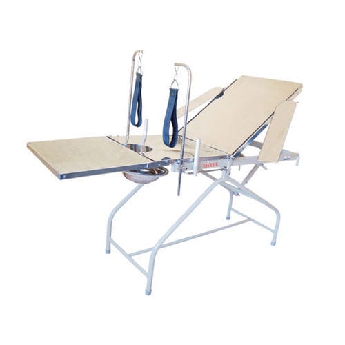 Tavolo operatorio universale - 981  - Shree Hospital Equipments - meccanico / basculante / a 3 sezioni