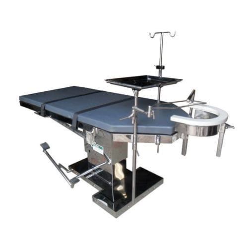 Tavolo operatorio per oftalmologia - Shree Hospital Equipments - idraulico / con sistema di sollevamento / a sezione unica